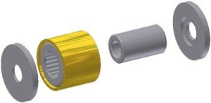 Zestaw rolek klap MCSK100